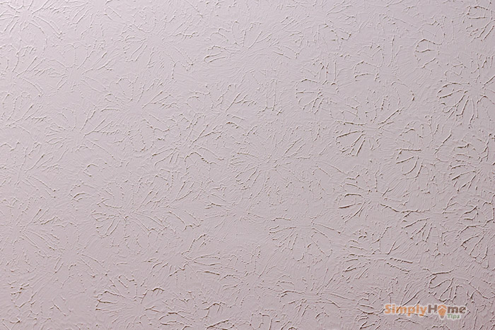 Ceiling drywall with added texture