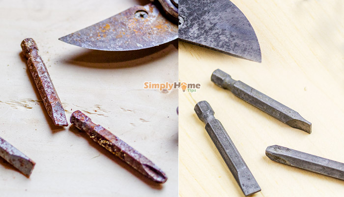 How to Clean & Restore Rusty Tools Vinegar, Baking Soda, Coke