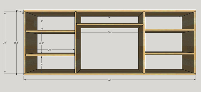 TV stand plan