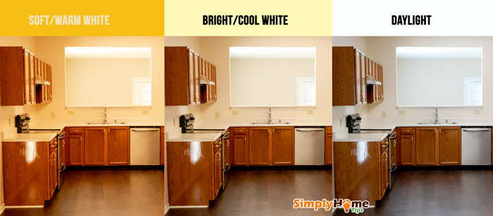 soft white or daylight bulbs for kitchen