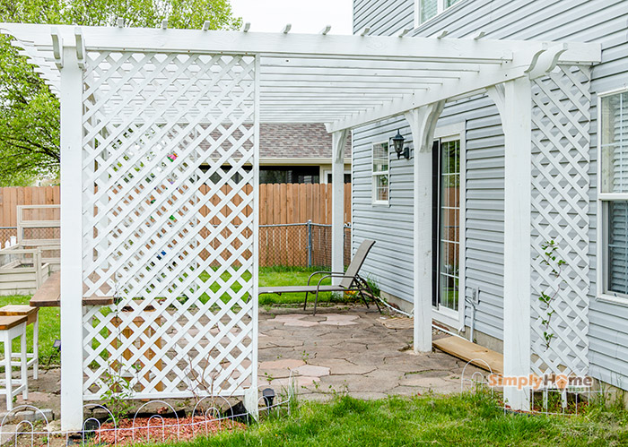 Pergola side view