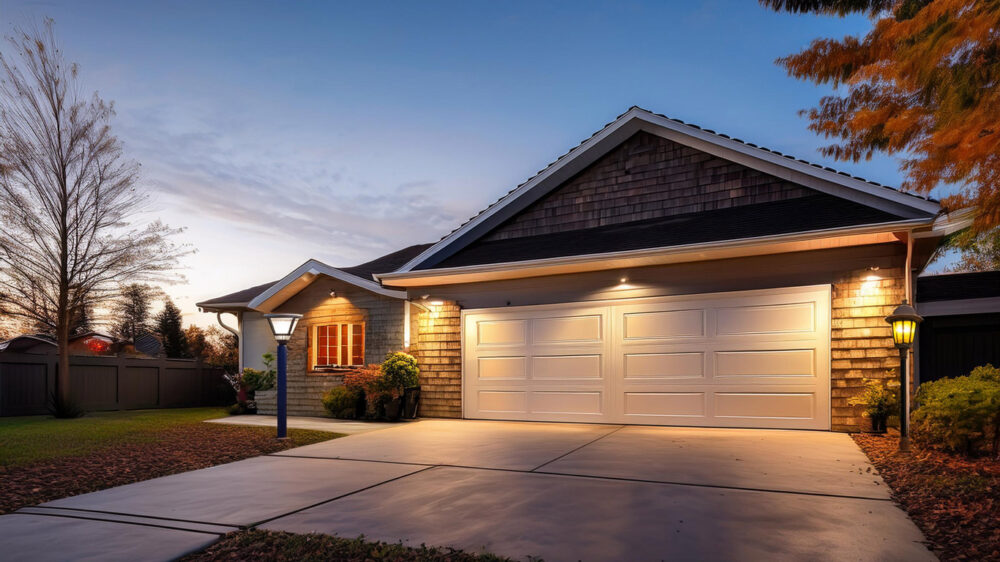 Solar-Powered Garage Lights